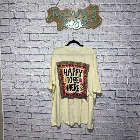 Natural Life Comfy Tee | Happy Here NWT size XXXL 3X - Picture 8 of 14